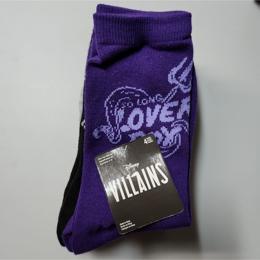 Disney Villains ankle socks